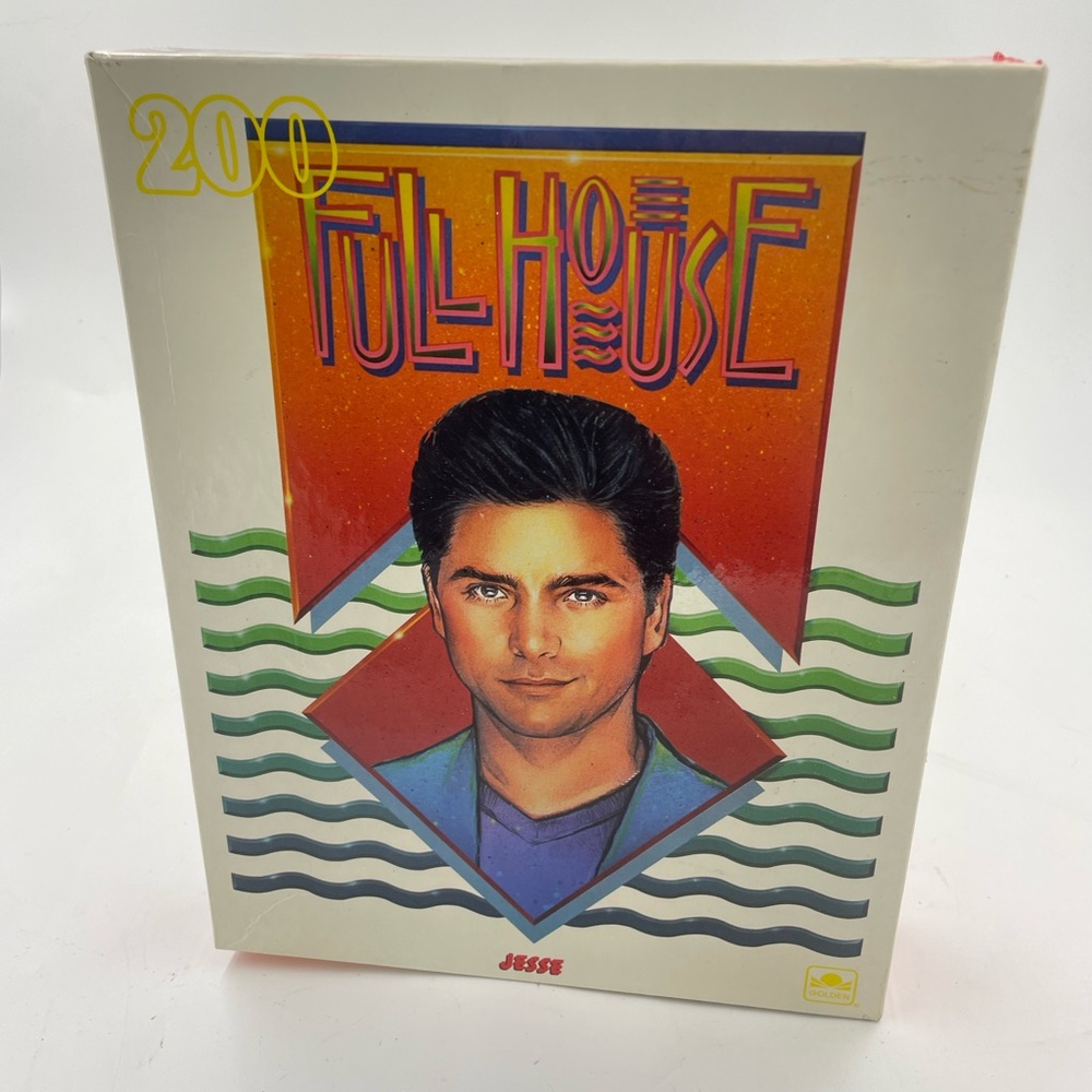 Full House Uncle Jesse  Vintage 1992 Memorabilia John Stamos 200 Piece Puzzle